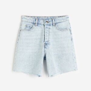 H&M 90’s Cutoff Highwaist Blue Denim Shorts